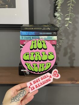 Hot Girls Read Acrylic Bookend Home Decor, 3 of 6