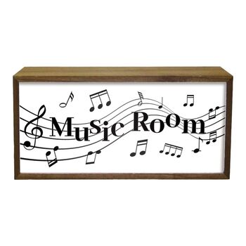 Wooden Light Box Home Music Room, 2 of 5