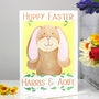 Personalised Bunny Rabbit Hoppy Easter Card, thumbnail 4 of 6