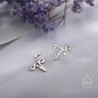 Sterling Silver Female Anatomy Stud Earrings, thumbnail 4 of 12