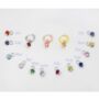 Detachable Birthstone Hoop Earrings In Sterling Silver, thumbnail 3 of 11