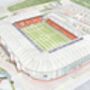 Blackpool Fc Bloomfield Road Stadium Art Print, thumbnail 2 of 3