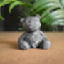 Handmade Eco Resin Geometric Bear Ornament, thumbnail 3 of 7