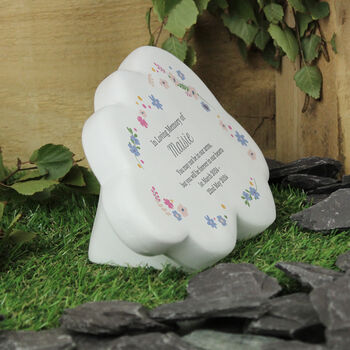 Personalised Floral Baby Memorial Cloud, 3 of 3