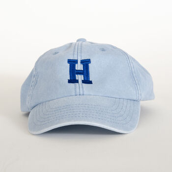 Custom Initial Embroidered Junior Vintage Cap, 3 of 8