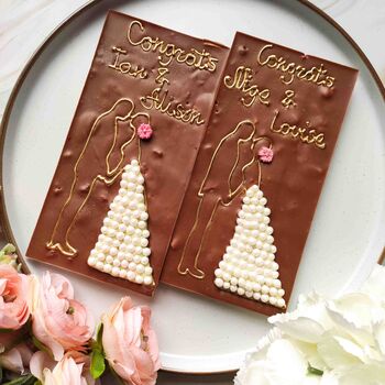 Vegan Wedding Gift, Engagement Artisan Chocolate, 5 of 8