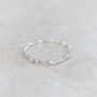 Sterling Silver Geo Swirl Stacking Ring, thumbnail 1 of 2