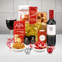 Sleighbell Christmas Food Hamper With Red Wine, thumbnail 1 of 4