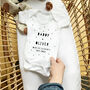 Our First Father's Day 2023 Personalised Baby Grow, thumbnail 5 of 12