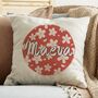 Personalised Cherry Blossom Cushion, thumbnail 1 of 2