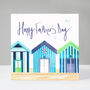 Beach Huts Father's Day Card, thumbnail 2 of 6