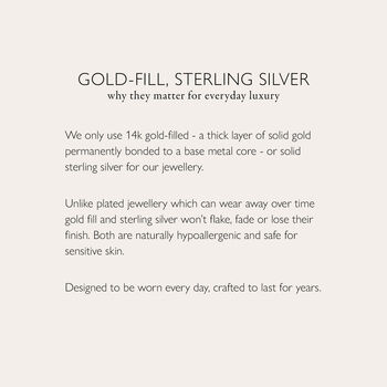 Pearl Hoop Bridal Earrings In Gold Filled Or Silver | Handmade Freshwater Pearl Wedding Jewellery By Britten Weddings, 6 of 6