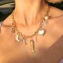 Design Your Own Lovey Dovey Classic Nine Charm Necklace, thumbnail 1 of 10