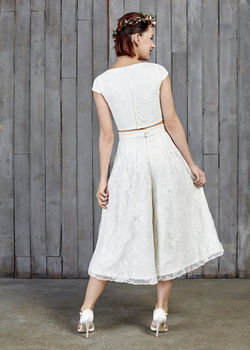 Drakeford Lace Bridal Culottes, 2 of 3