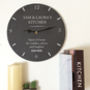 Personalised Slate Kitchen Clock, thumbnail 5 of 7
