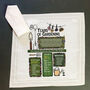 Personalised 80th Birthday Gift For Gardeners Handkerchief Pair, thumbnail 2 of 6