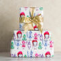 Gonk/Gnome Luxury Wrapping Paper, Christmas Gift Wrap, thumbnail 4 of 8