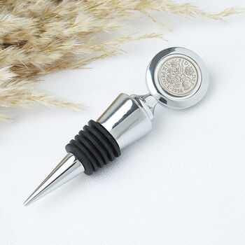 Sixpence 70th 1956 Coin Bottle Stopper, 2 of 10