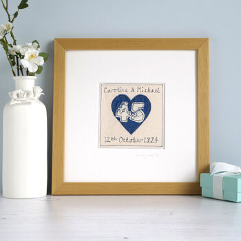 Personalised Wedding Anniversary Picture Gift, 6 of 12