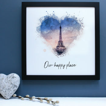 Personalised Our Happy Place Framed Print, 3 of 7