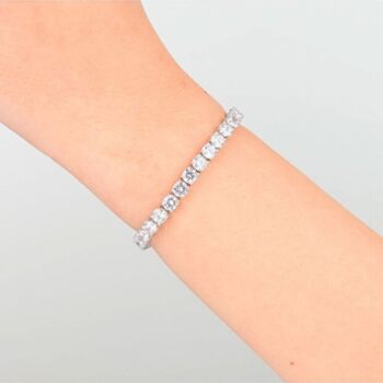 Sterling Silver 5mm Tennis Bracelet, 3 of 5