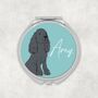Personalised Cocker Spaniel Compact Mirror, thumbnail 1 of 3