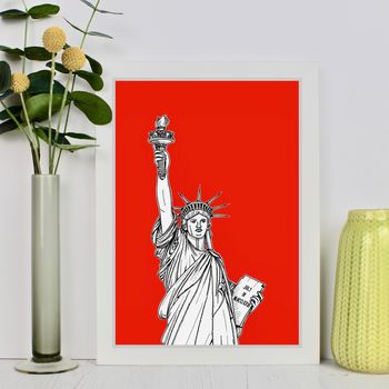 Statue Of Liberty Print, 6 of 8