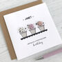 Personalised Flower Pots Birthday Card, thumbnail 1 of 4
