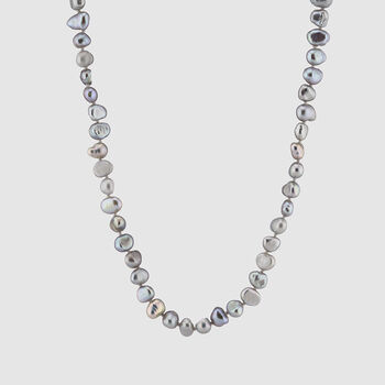 Alderley Grey Pearl And Silver Necklace, 3 of 4