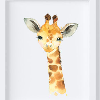 Jungle Safari Babies Animal Nursery Art Prints, 5 of 7