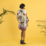Silk Kimono Jacket 'Evolution' Print Size S/M, thumbnail 2 of 8