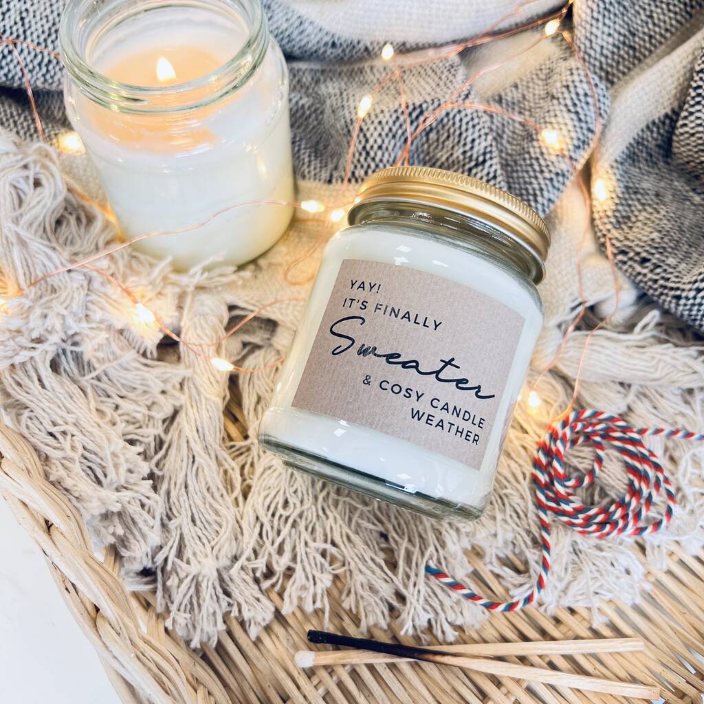 Sweater Weather Soy Scented Candle By Lollyrocket Candle Co ...