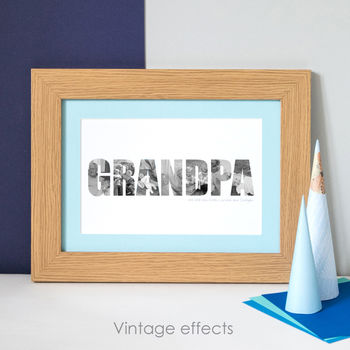 Personalised Grandpa Photo Gift Print, 2 of 5