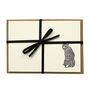 'Leopard Love' Correspondence Cards Set Of Eight, thumbnail 3 of 6