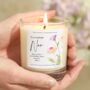 Personalised Nan Floral Birthday Candle, thumbnail 1 of 8