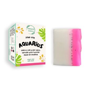 Aquarius Gifts Funny Zodiac Soap, 3 of 5