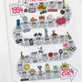 30th Birthday Personalised Print ‘The Road To 30’, thumbnail 3 of 10