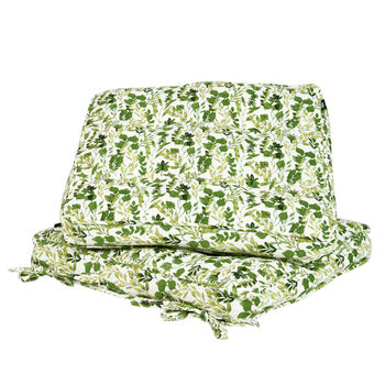 Set Of Two Meadowbrook Seat Cushions With Ties, 2 of 5
