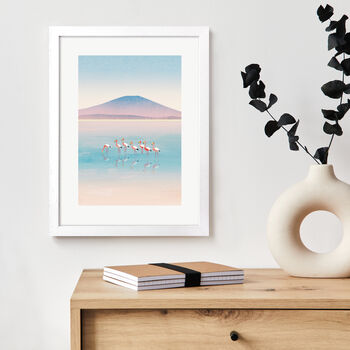 Flamingo Lake Print By Henry Rivers, 2 of 8