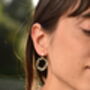 Statement Gemstone Drop Earrings, thumbnail 6 of 10