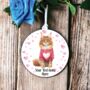 Personalised Maine Coon Cat Love Decoration B, thumbnail 2 of 2