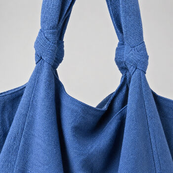 Fair Trade Vegan Comfy Everyday Shoulder Bag Zip Close, 8 of 12