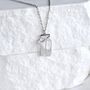 Ballet Pointe Shoes Silver Necklace For Kids Gift, thumbnail 2 of 5