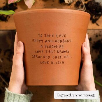 1st Birthday Personalised Plant Pot, 2 of 7