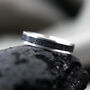 Your Own Charcoal Keepsake Memory Silver Ring, thumbnail 2 of 8