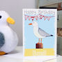 Personalised Seagull Age Birthday Card, thumbnail 1 of 8