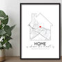 Personalised Our First Home, New House Gift Print, thumbnail 1 of 3