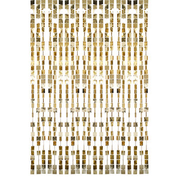 Champagne Gold Sequin Hanging Backdrop Decoration, 3 of 4