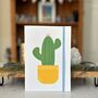 Yellow Potted Cactus A5 Notebook, thumbnail 1 of 3