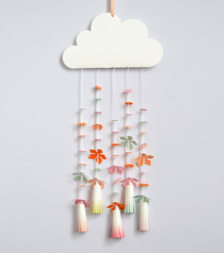 Diy Paper Flower Cloud Craft Kit, 1 of 4